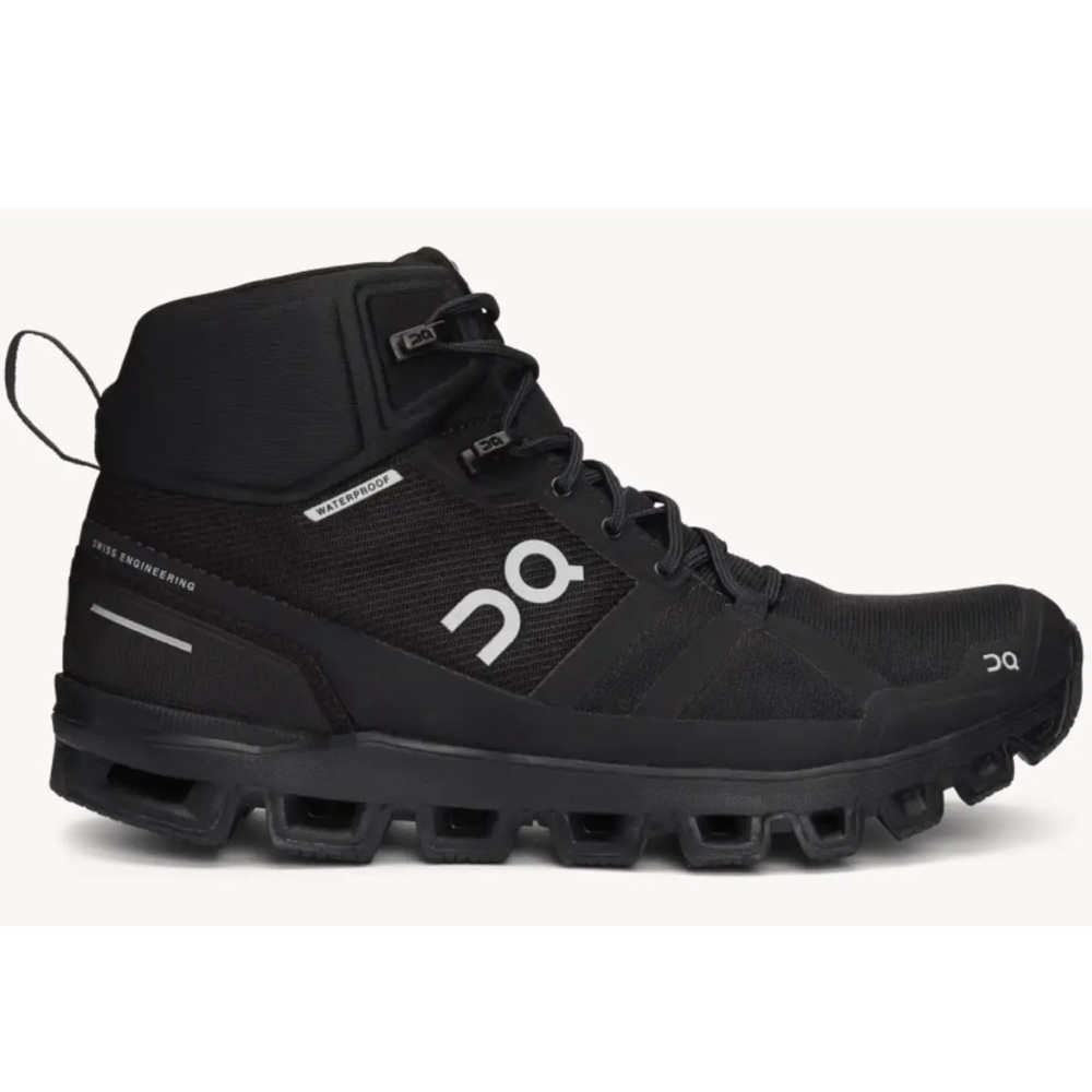 Brand NEW On CLOUDROCK WATERPROOF Women's Hiking Shoes BLACK US Size 9